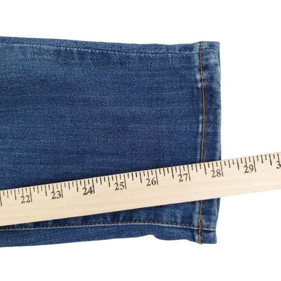 Judy Blue Jeans Women's Size 7/28 Boyfriend Pull On Distress Stretch Denim - Picture 8 of 10